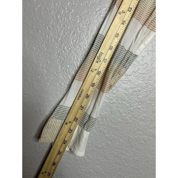 TOAD & CO Organic Cotton Blend Long Sleeve Striped Button Up Lightweight Small - Picture 2 of 8